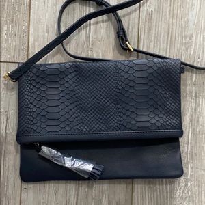 Gigi New York Convertible Clutch Crossbody snake